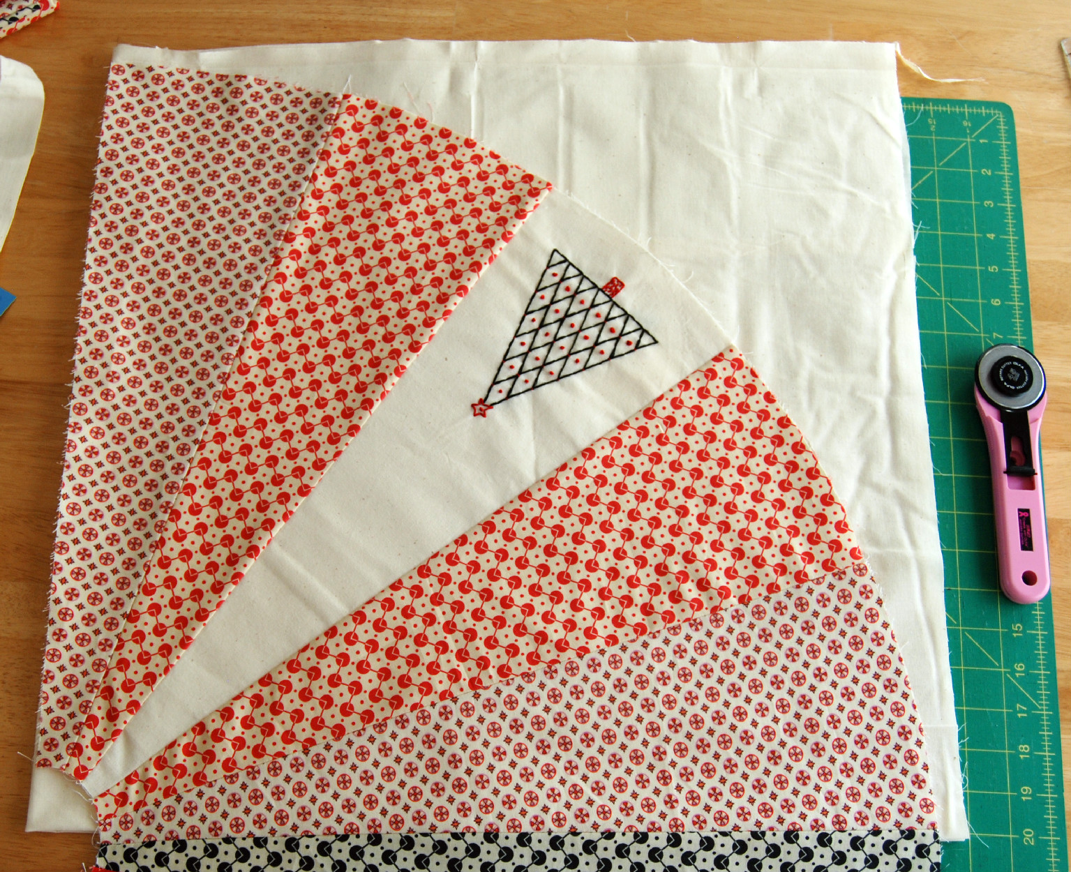 Vintage Embroidered Tree Skirt Tutorial Olivia Jane Handcrafted