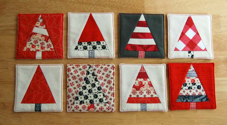 Christmas tree coaster tutorial free hostess gift