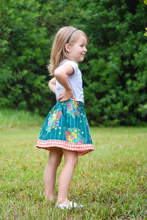 Make your 30 Minute Skirt Reversible! : Olivia Jane Handcrafted