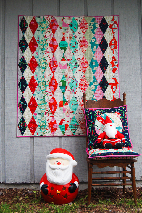 FREE scrap busting holiday pillow project
