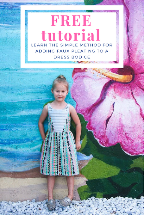 fairy tale dress free pleated bodice tutorial