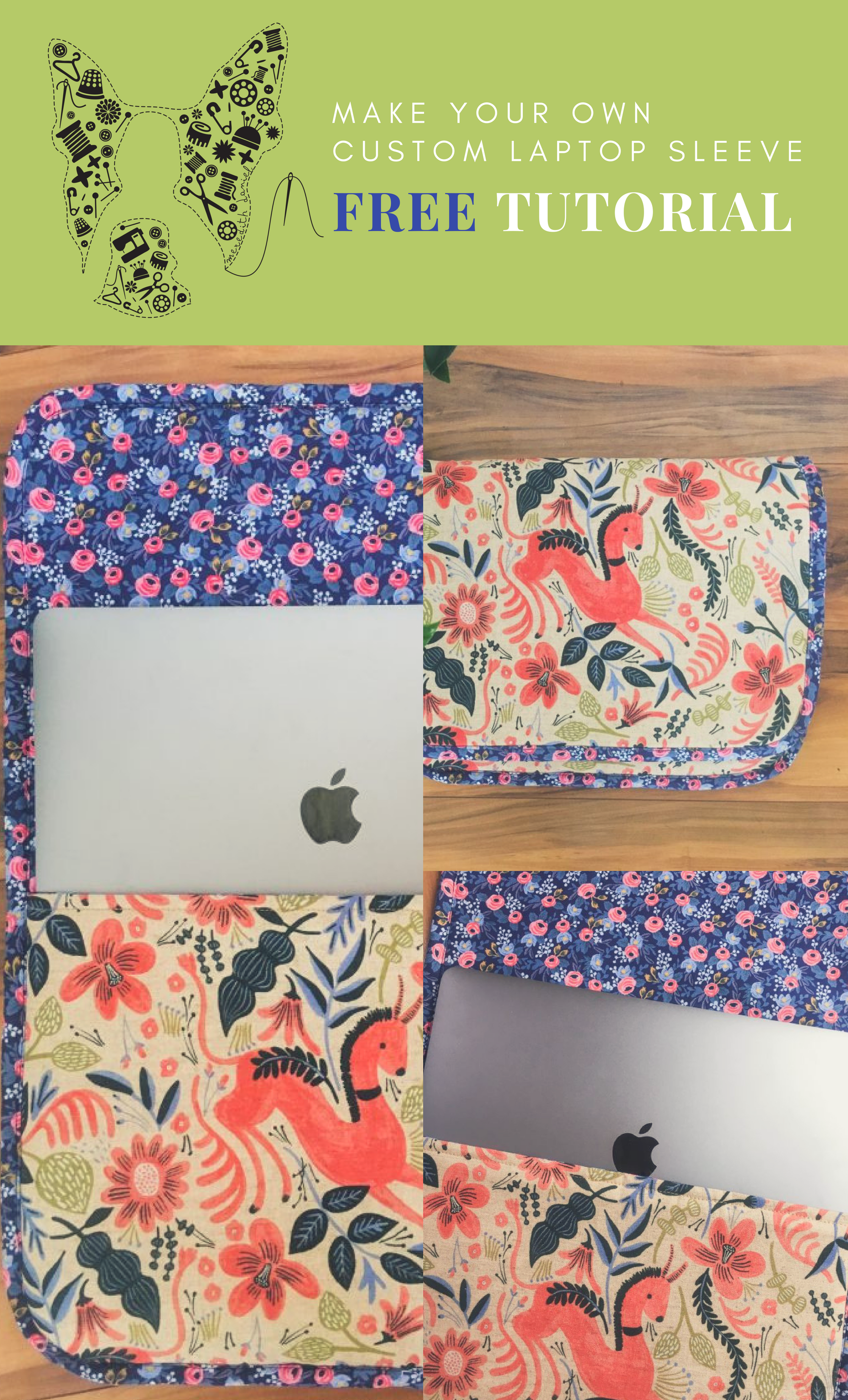 Patterned laptop hot sale sleeve