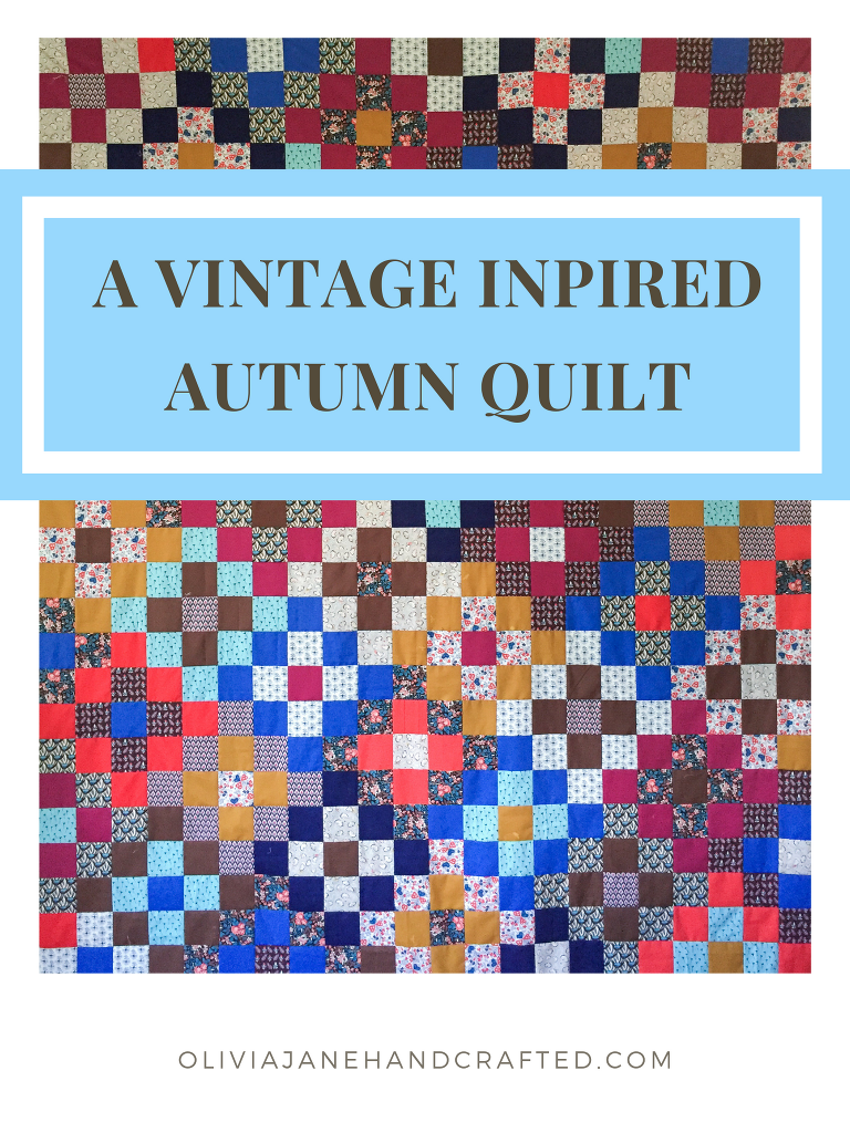 vintage inspired autumn quilt