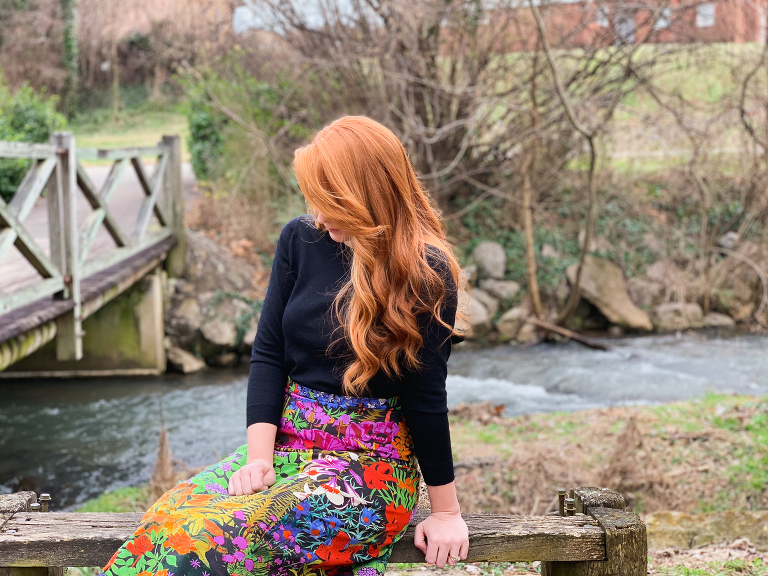 Deer and Doe Azara Skirt with Liberty of London