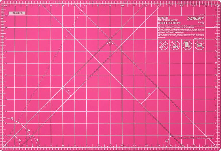 Olfa 12 x 18" pink cutting mat