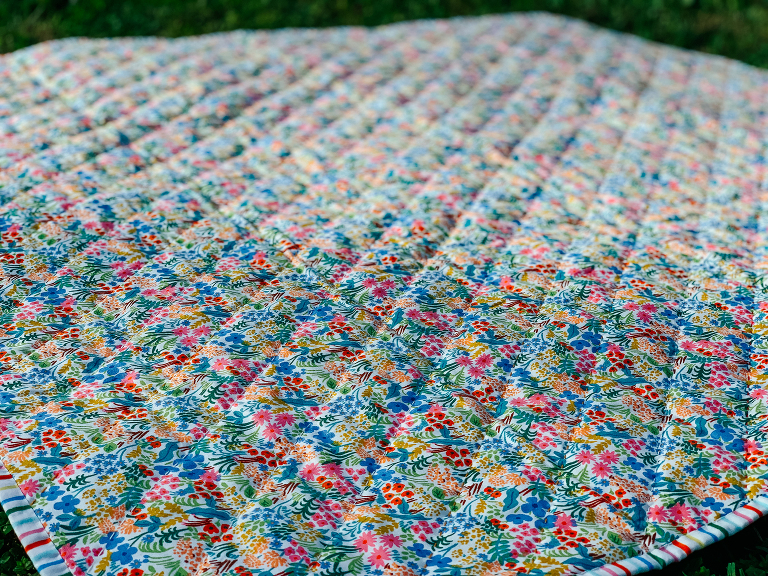 Rifle Paper co quilt by Olivia Jane Handcrafted