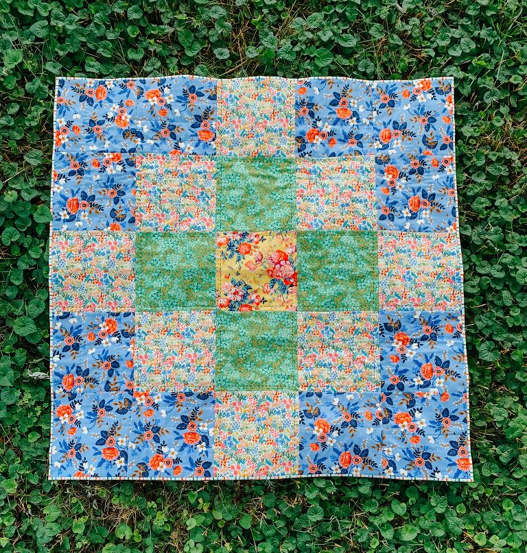 Free Beginner Quilt Series : finished quilt