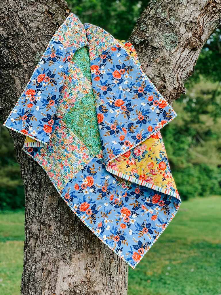 Free Beginner Quilt Series : finished quilt
