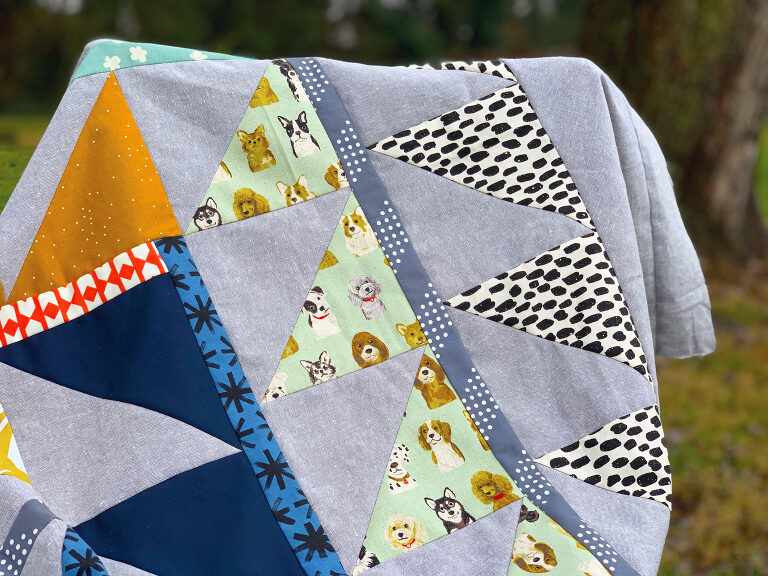 Gather Quilt sewn by Olivia Jane Handcrafted in Cotton + Steel