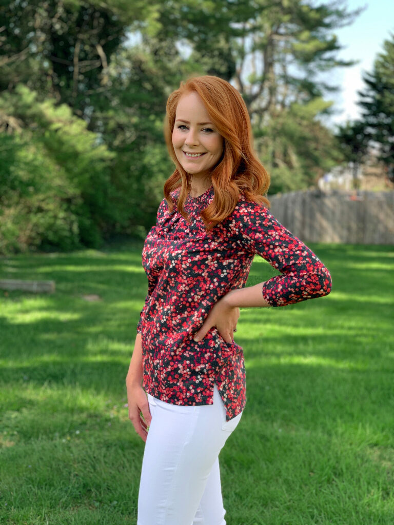 Clara Blouse in Liberty Poplin