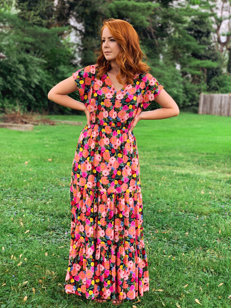 The Long Sleeve Juliet Dress in Full Bloom