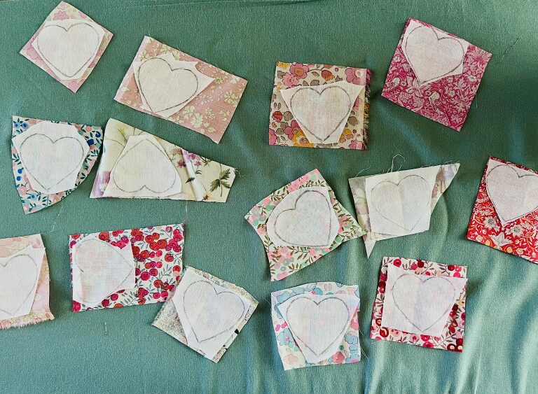 fuse fabrics Valentine Advent Calendar