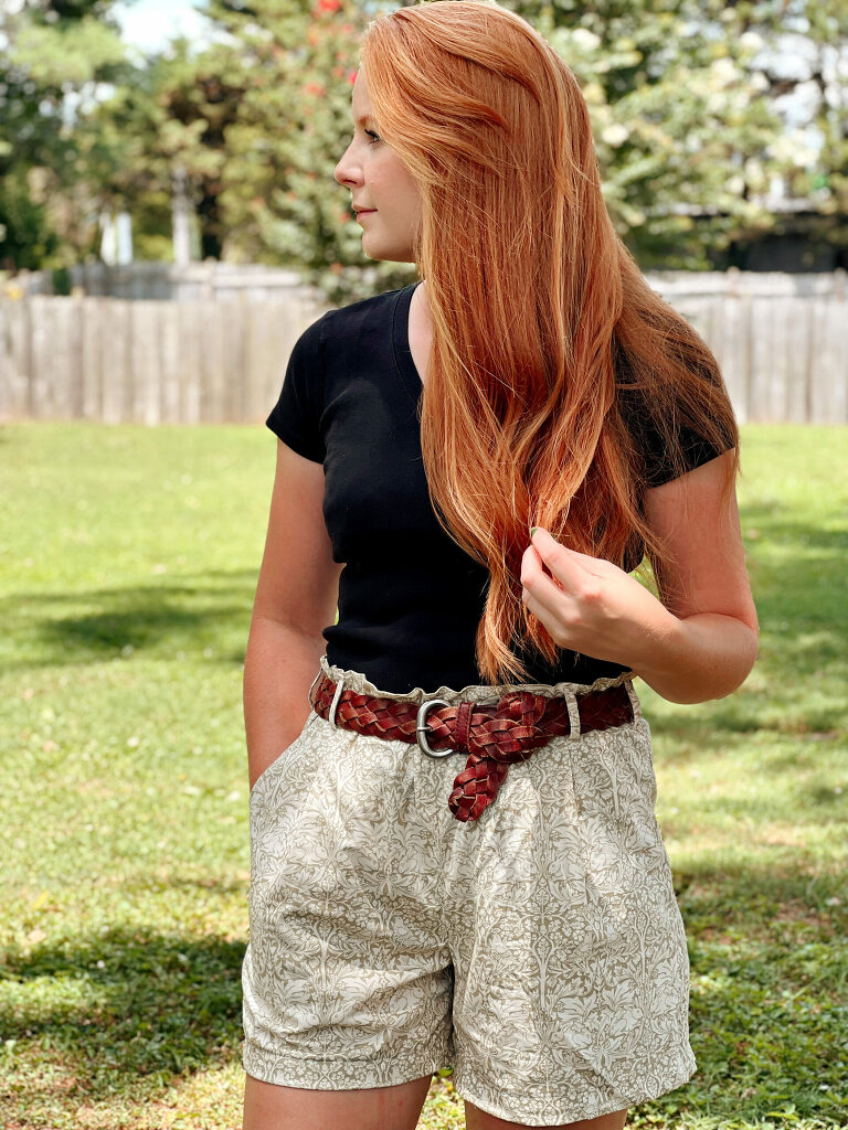 William Morris and the Lisboa Walking Shorts : Olivia Jane Handcrafted