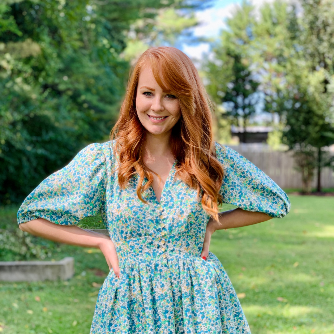 Meredith, founder and maker behind Olivia Jane Handcrafted